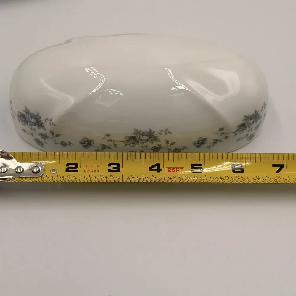 Johann Haviland Bavaria Blue Garland Covered Butter Dish Traditions Fine China